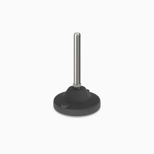 Leveling feet - Articulated Ø123 2 Fixing pointAnti-Slip|M