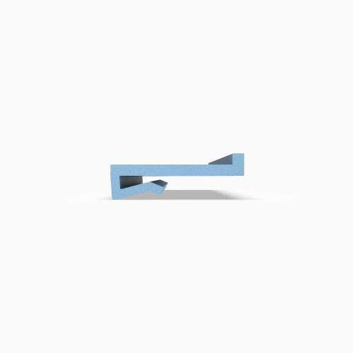 Extruded profiles - J-Profile Part 1027