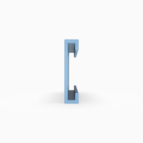 Extruded profiles - Side Guide Rail Part 158 60x13,4 mm