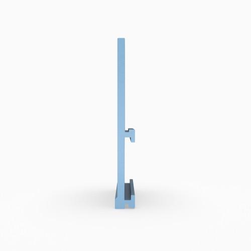 Extruded profiles - Side Guide Rail Part 187 Label Saver